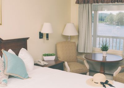 Lakeview guest room interior