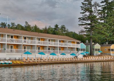The NASWA Resort, beach and Lake Winnipesaukee