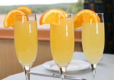 Three mimosas