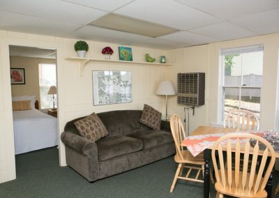 Cottage Two living room and dining table