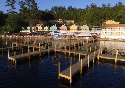 The NASWA Resort, docks and Lake Winnipesaukee