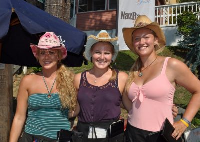 Naswa employees dressed up in country outfits for NazVille Country Weekend.