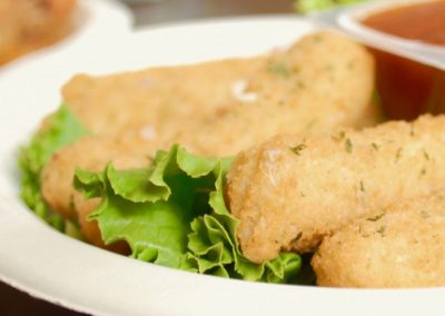 Mozzarella Sticks and marinara sauce