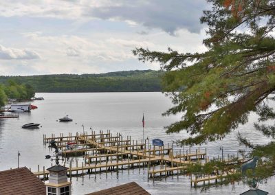 NASWA Resort docks and Lake Winnipesaukee
