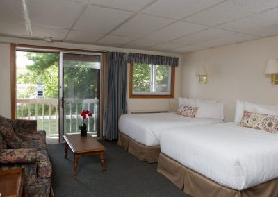 Studio suite with two queen beds.