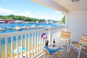 Photo of the View from NASWA, One of the Best New Hampshire Lake Resorts.