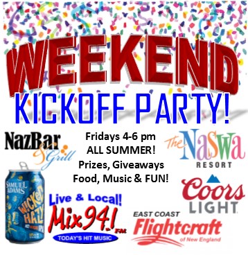 Weekend Kickoff Party flyer